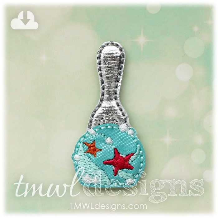 Mermaid Thing A Ma Cake Pop Dinglehopper Sweet Treat Food Feltie Digital Design File - 1.75"