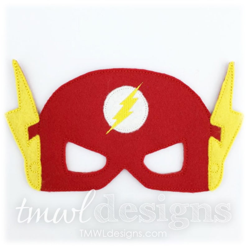 Lightning Bolt Hero Mask Toy Digital Design File Etsy