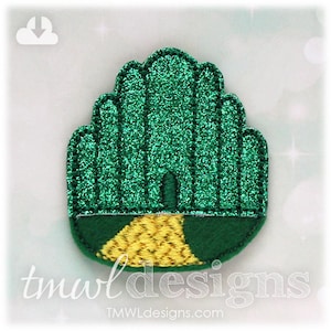 Emerald City Feltie Digital Design File - 1.75&quot;