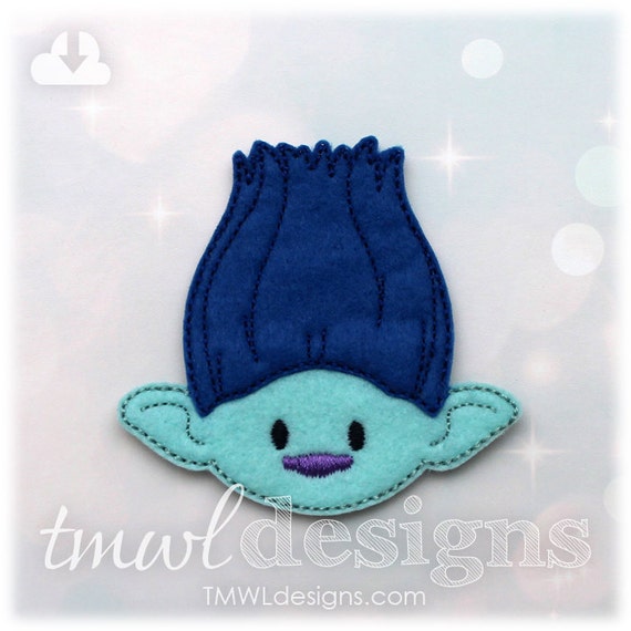 Spike Hair Troll Slider Digital Design File - Etsy