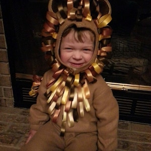 Toddler Boy Girl  Halloween Lion children&#39;s Costume 1-2T   3-4T  5-6 y/o