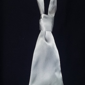 Baby Boy Toddler White Satin Christening/Baptism /Wedding   Necktie  Size 0-24M