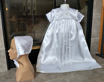 Baby Girl/ Boy Unisex Christening Gown Baptism Gown Size 0-6 Months