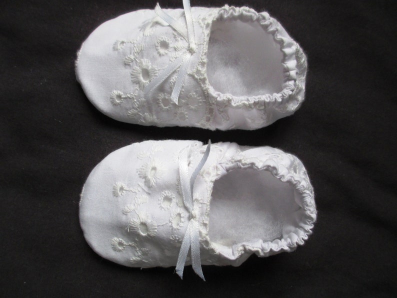 Reborn Baby White Cotton Eyelet Infant Christening Special Etsy