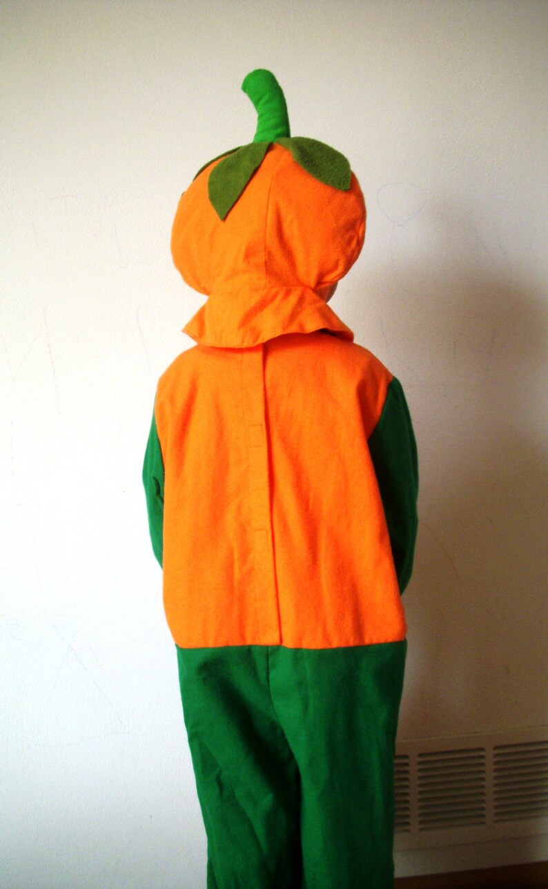 Toddler Boy Girl Pumpkin Jack-O-lantern children's Costume 1-2T & 3-4T image 5