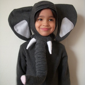 Toddler Boy Girl  Elephant children's Costume  1-2T, 3-4T & 5-6 y/o