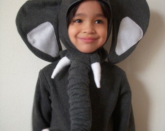 Toddler Boy Girl  Elephant children's Costume  1-2T, 3-4T & 5-6 y/o