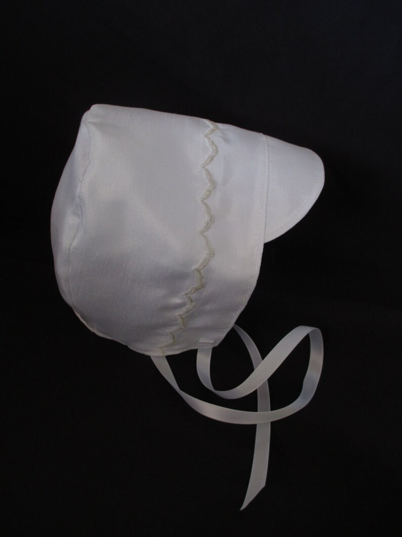 Baby Boys White Baptism & Christening Shantung Romper - Albert main image 1