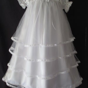 tulle christening gown