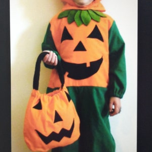 Toddler Boy Girl Pumpkin Jack-O-lantern children's Costume 1-2T & 3-4T image 7