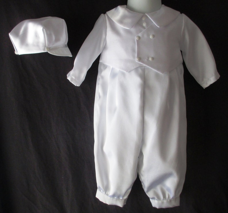 Baby Reborn/boy Christening Gown/ Baptism Outfit Romper Size Etsy