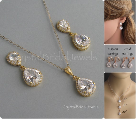 Gold bridesmaid jewelry shop sets under 20