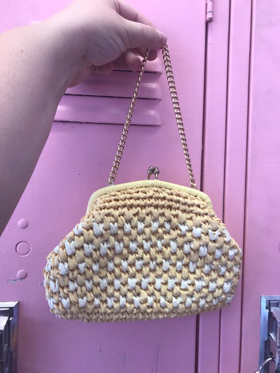 60's deadstock yellow clutch - image 2
