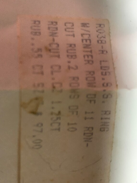 Silver Ruby and Cubic Zirconia Ring - image 8