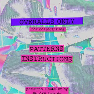 overalls for collectibles – pattern booklet (OVERALLS ONLY)