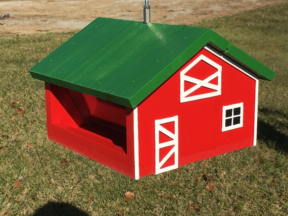 Bird Barn Bird Feeder Etsy