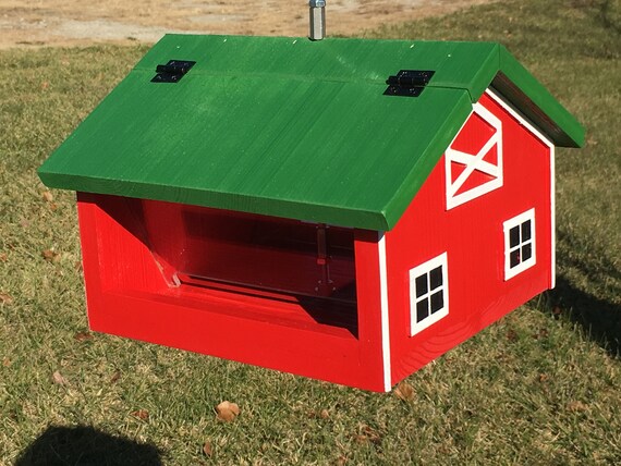 Bird Barn Bird Feeder Etsy