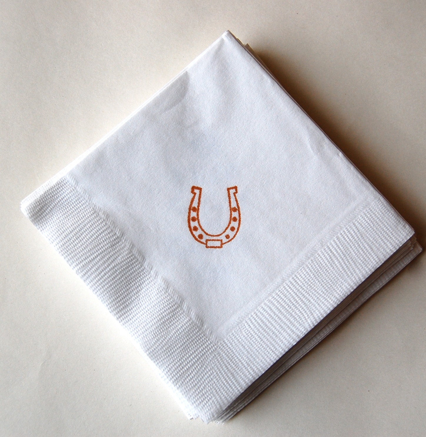 Horseshoe Beverage Napkins Set of 50 Cowboy or Cowgirl Birthday Party