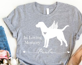 In Loving Memory Dog Shirt, Dog Shirt, Memorial Dog Shirt, Remembrance Dog Gift, Keepsake Dog Gift, Dog Lovers, Gifts for Her, Gifts for Him