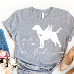 In Loving Memory Dog Shirt, Dog Shirt, Memorial Dog Shirt, Remembrance Dog Gift, Keepsake Dog Gift, Dog Lovers, Gifts for Her, Gifts for Him image 1