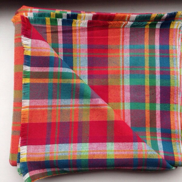 CLEARANCE Oh Happy Day Tartan Blanket Scarf
