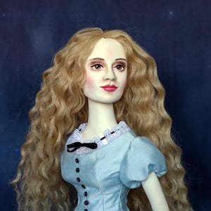 Alice in Wonderland handmade doll  Collector's interior doll OOAK figurine