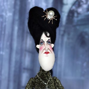 Witch Handmade Doll  Halloween Collectible Interior Witch figure