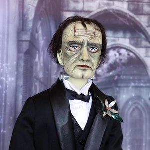 Frankenstein&#39;s monster OOAK art doll Handmade home decor figurine gift