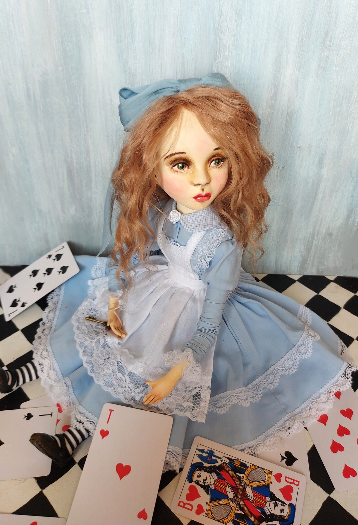 Poupée de collection Alice au pays des merveilles poupée Etsy