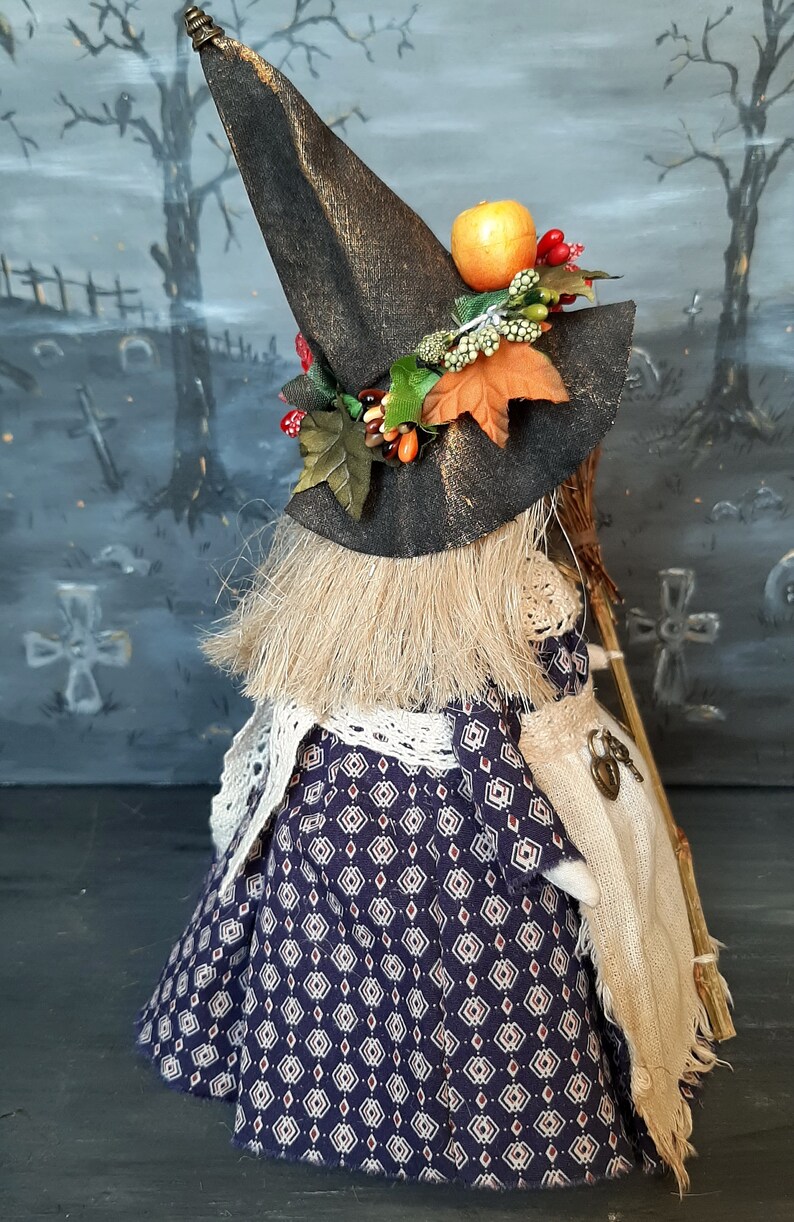 ⁂ How to make a halloween witch doll