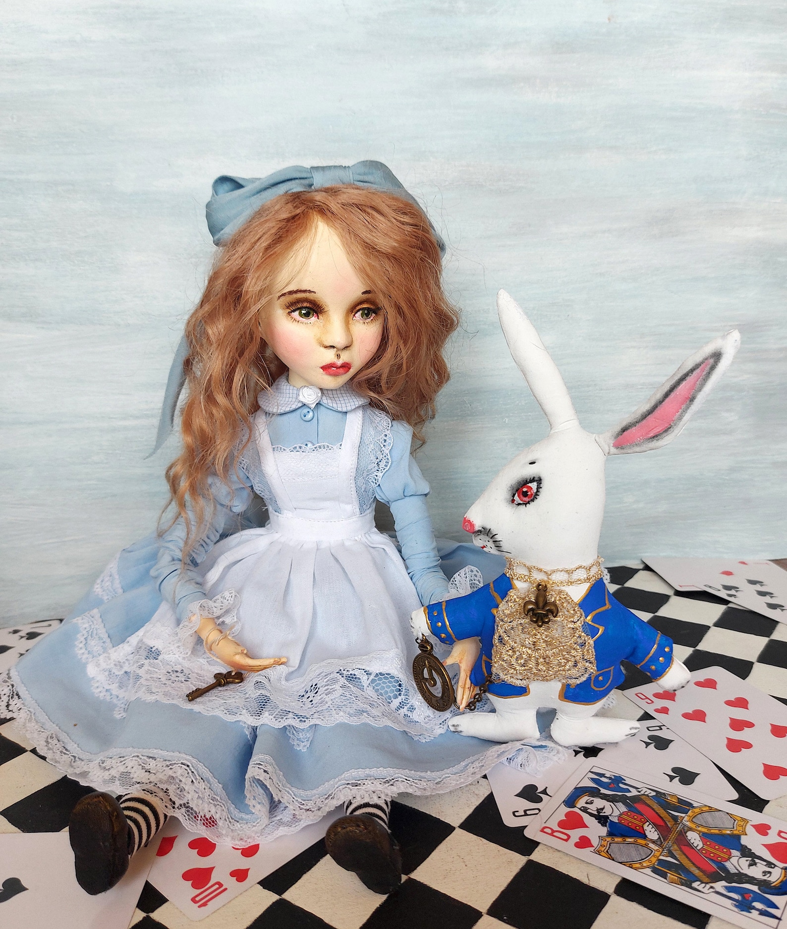 Poupée de collection Alice au pays des merveilles poupée Etsy