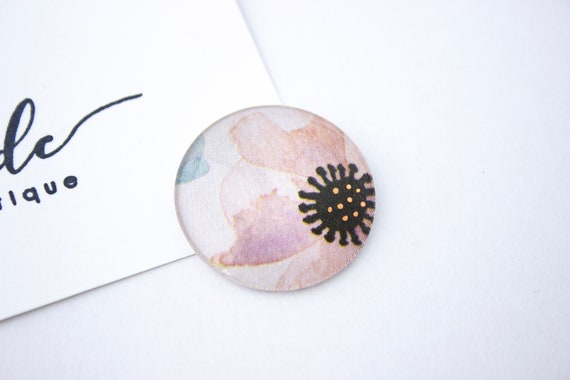 Watercolor floral Inspirational art Pen and Watercolor Botanical art Home d\u00e9cor Watercolor magnets Refrigerator magnets Kitchen d\u00e9cor