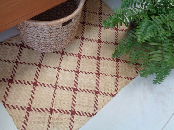 Palm Weave Petate Handwoven Natural Petate Mat Or Etsy