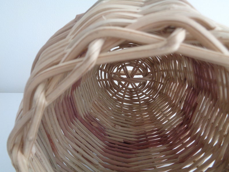 Rattan Hanging Lamp Shade from Yucatan, Rattan Hanging Lantern Shade, Handwoven Lamp Shade, Farmhouse Modern, Bejuco Hanging Lamp, Lantern Bild 7