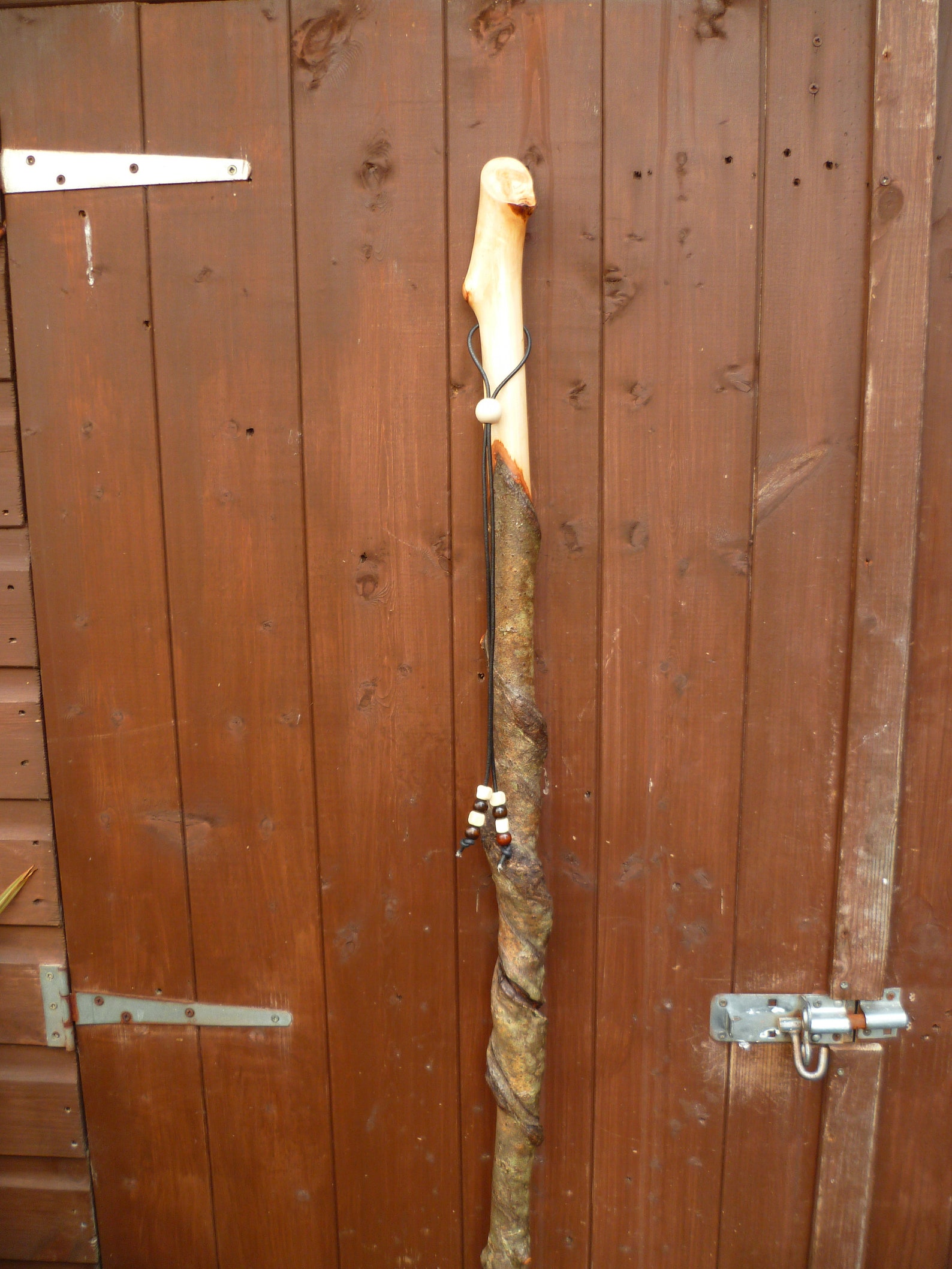 Walking staff Hiking stick LARP staff Quarterstaff | Etsy