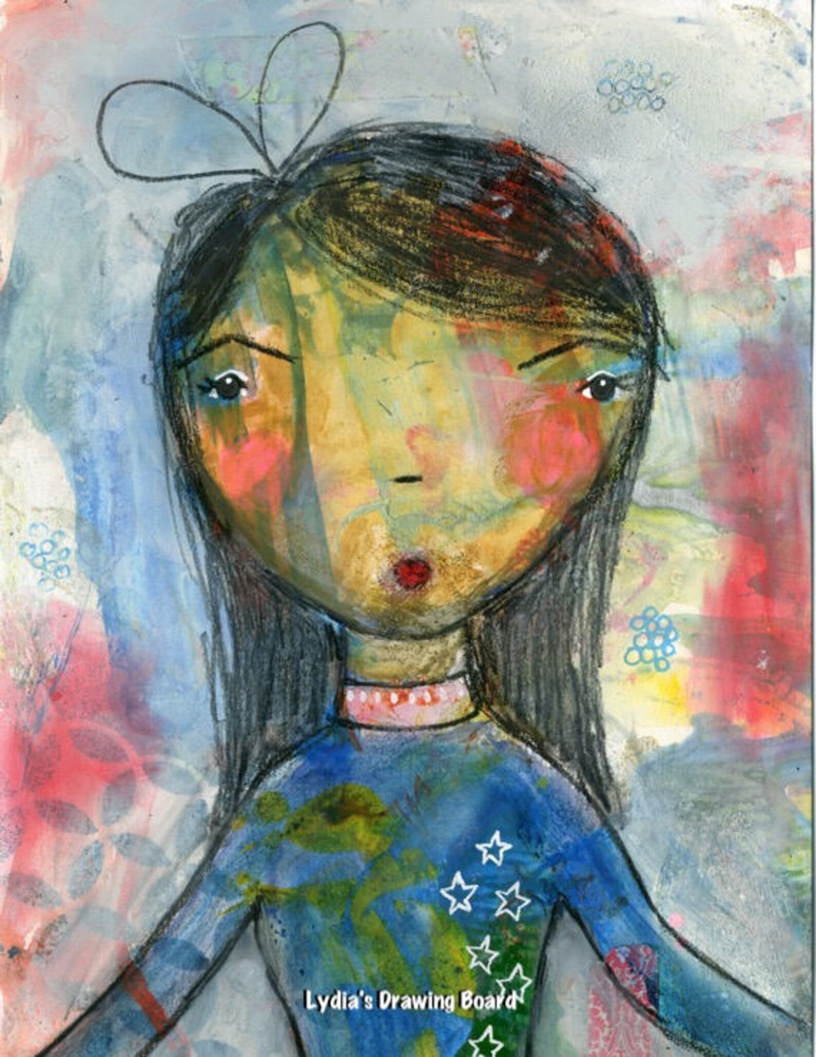 Girl Art Girl Gifts Girls Room Decor Girls Room Art Girls Etsy