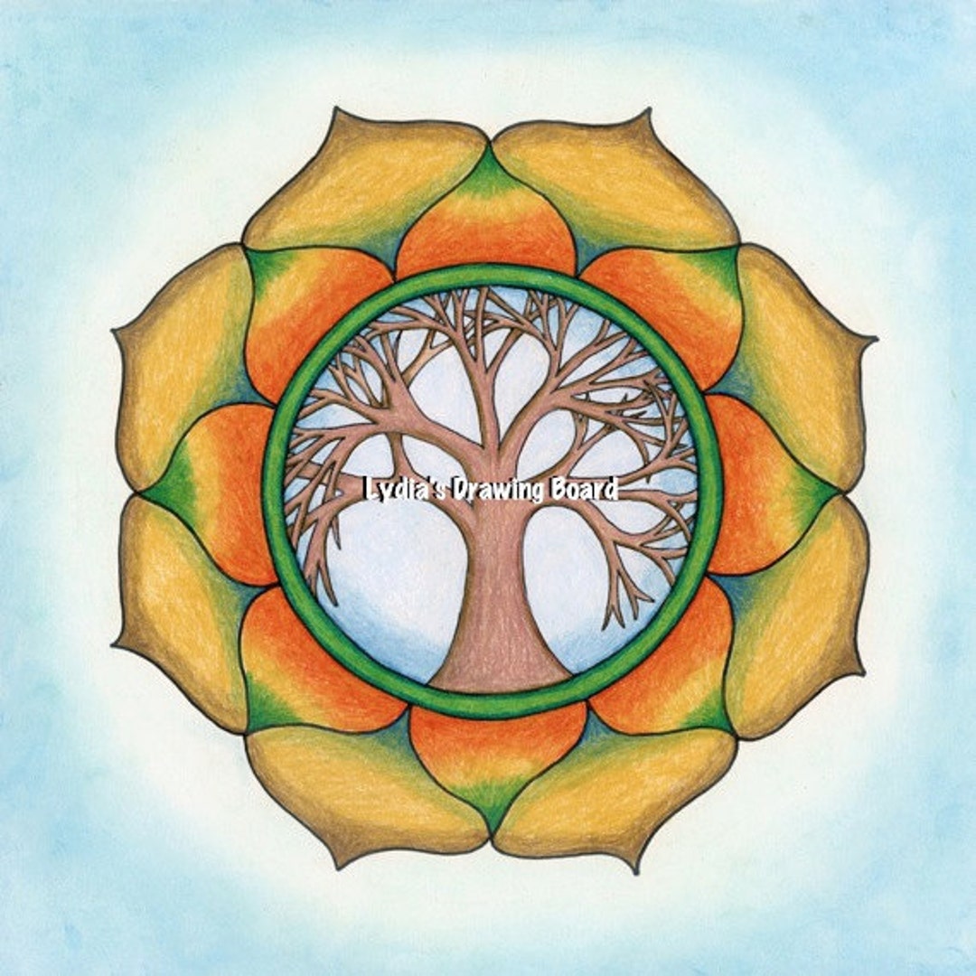 Mandala Art, Mandala Wall Art, Mandala Print, Mandala, Meditation Art