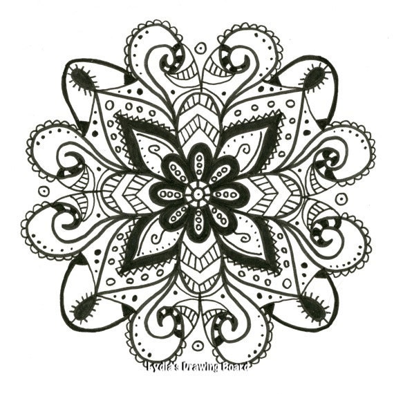 Ornate Mandala Coloring Page