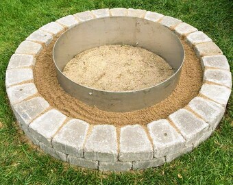 37 Dia Fire Pit Heat Deflector Stainless Steel Fire Etsy