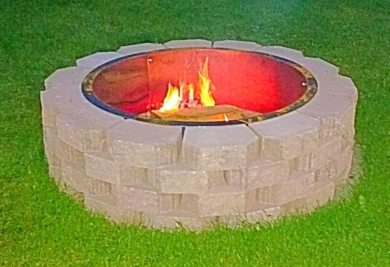 36 Diameter Stainless Steel Fire Pit Ring LinerInsert Etsy