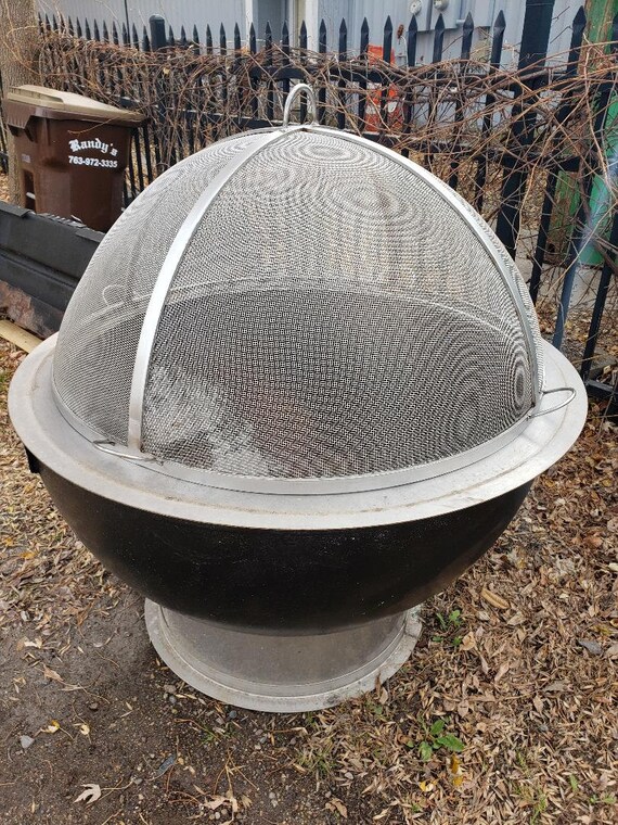 Lift Off Dome Fire Pit Ring Spark Screen Up To 72 Etsy