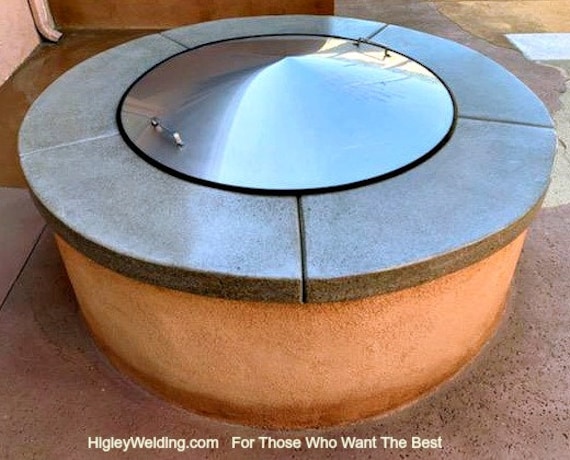 48 Diameter Giant Conical Shape Fire Pit Covers Made Etsy