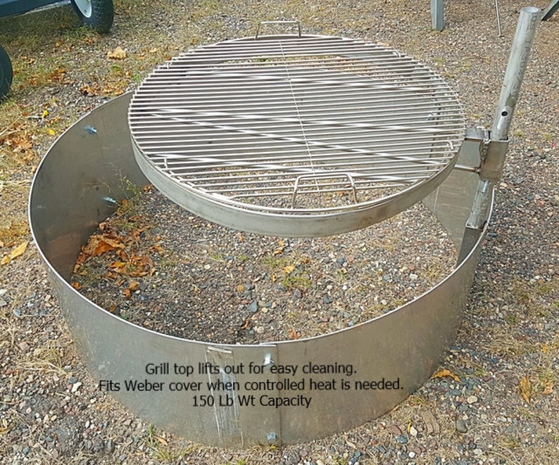 Stainless Steel Fire Pit RingInsert 36 x 12 Etsy