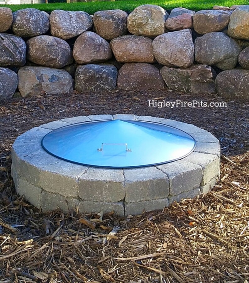Stainless Steel Fire Pit campfire Ring Cover 39 Etsy
