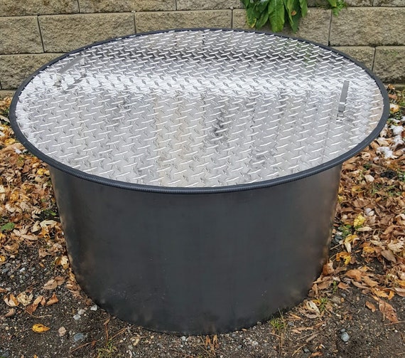 Large 48 Aluminum Fire Pit Cover Lid Etsy