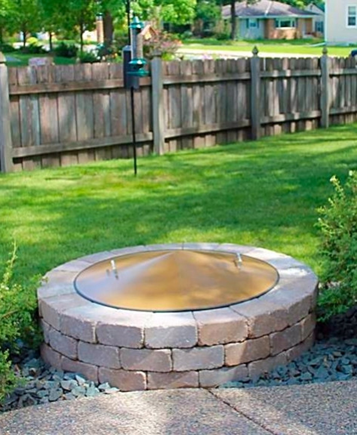 53 Large Metal Steel Fire Pit Ring Cover Etsy