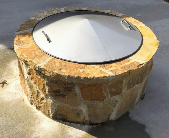 48 Diameter Giant Conical Shape Fire Pit Covers Made Etsy