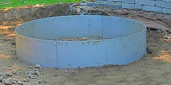 Stainless Steel Fire Pit Liner 14 Deep X 45 Etsy
