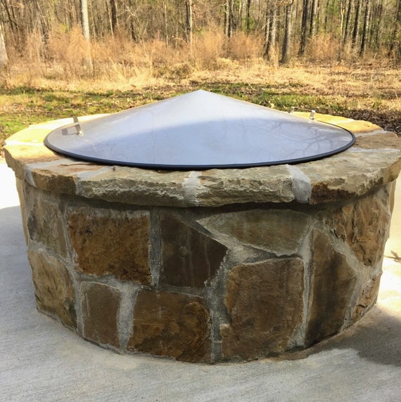 48 Diameter Giant Conical Shape Fire Pit Covers Made Etsy
