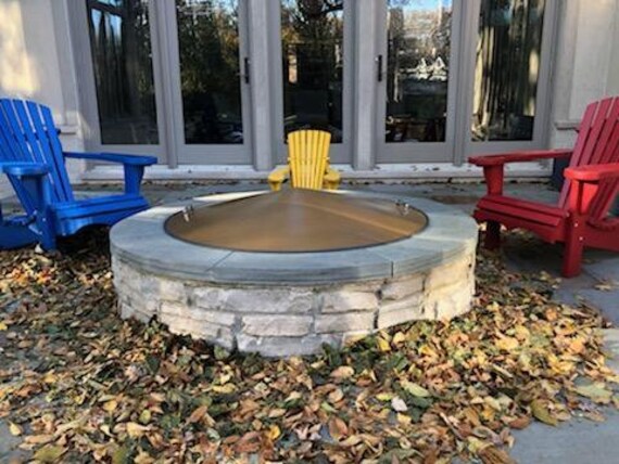 59 5 Extra Large Conical Shape Fire Pit Cover Lid Etsy
